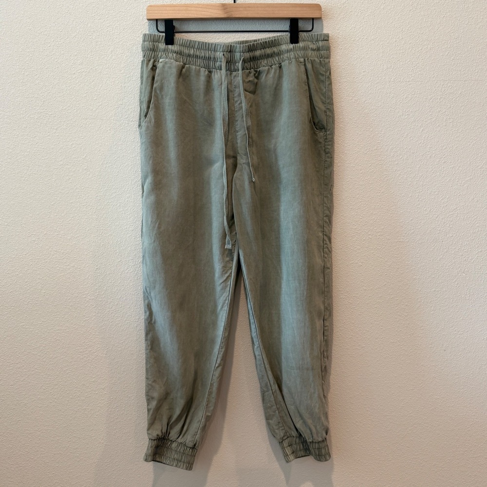 CLOTH & STONE Womens Jogger Pants Size S Tencel Lyocell Sage Green Boho Relaxed